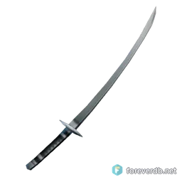 Wicked Mithril Blade, rendered from the Forever client