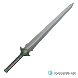 Bronze Greatsword, rendered from the Forever client