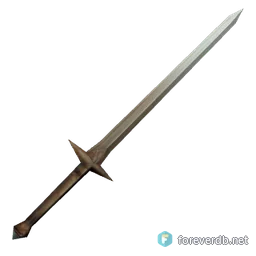 Two-handed Sword, rendered from the Forever client