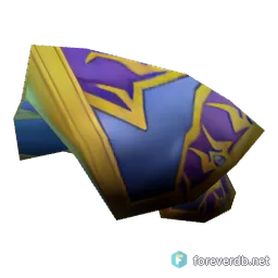 Azure Shoulders, rendered from the Forever client
