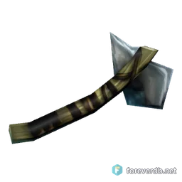 Crude Throwing Axe, rendered from the Forever client