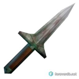 Small Throwing Knife, rendered from the Forever client