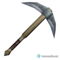 Brann's Trusty Pick, rendered from the Forever client