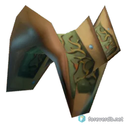 Elunarian Spaulders, rendered from the Forever client
