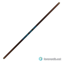 Gnarlpine War Staff, rendered from the Forever client
