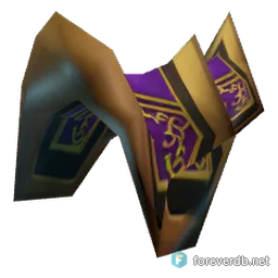 Runecloth Shoulders, rendered from the Forever client