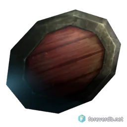 Nefarious Buckler, rendered from the Forever client