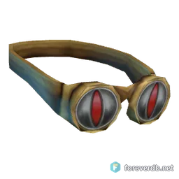 Catseye Ultra Goggles, rendered from the Forever client