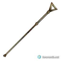 Lorekeeper's Staff, rendered from the Forever client