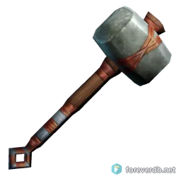 Volcanic Hammer, rendered from the Forever client