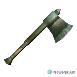 Thelsamar Axe, rendered from the Forever client