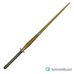 Practice Sword, rendered from the Forever client