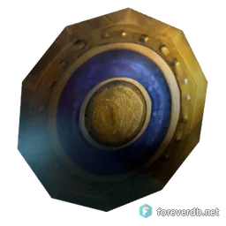 Visionary Buckler, rendered from the Forever client