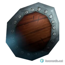 Ringed Buckler, rendered from the Forever client