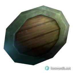 Bristlebark Buckler, rendered from the Forever client