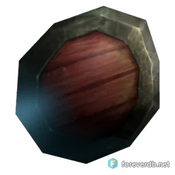 Targe Shield, rendered from the Forever client