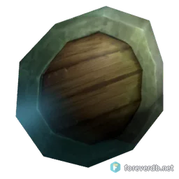 Small Round Shield, rendered from the Forever client
