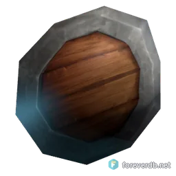 Simple Buckler, rendered from the Forever client