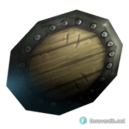 Deathguard Buckler, rendered from the Forever client