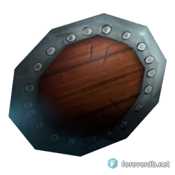 Vigilant Buckler, rendered from the Forever client