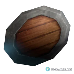 Protector Buckler, rendered from the Forever client