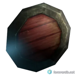 Bandit Buckler, rendered from the Forever client