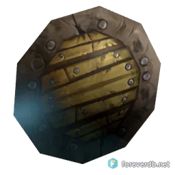Charging Buckler, rendered from the Forever client