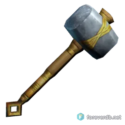Gryphon Rider's Stormhammer, rendered from the Forever client