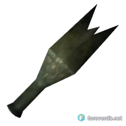 Broken Wine Bottle, rendered from the Forever client