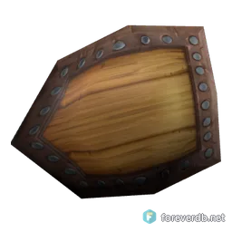 Pikeman Shield, rendered from the Forever client