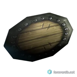 Thuggish Shield, rendered from the Forever client