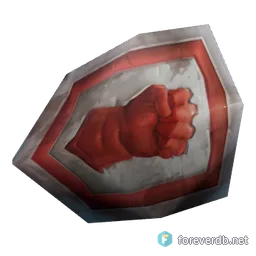 Overlord's Shield, rendered from the Forever client