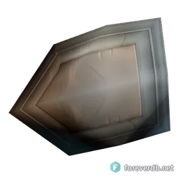 Large Metal Shield, rendered from the Forever client