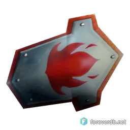 Aegis of the Scarlet Commander, rendered from the Forever client