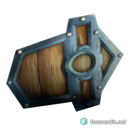 Crested Heater Shield, rendered from the Forever client