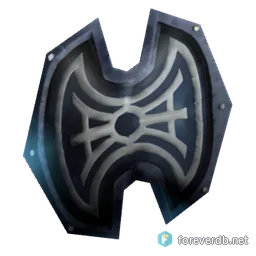 Gothic Shield, rendered from the Forever client