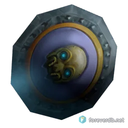 Valorous Shield, rendered from the Forever client