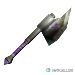 Elunite Axe, rendered from the Forever client