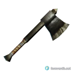 Skull Hatchet, rendered from the Forever client