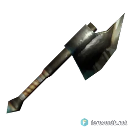 Orcish Cleaver, rendered from the Forever client