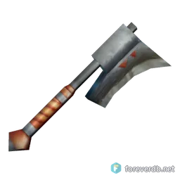Marauder Axe, rendered from the Forever client