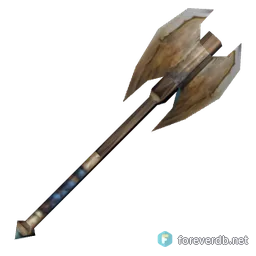 Crude Battle Axe, rendered from the Forever client