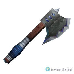 Brutish Riverpaw Axe, rendered from the Forever client