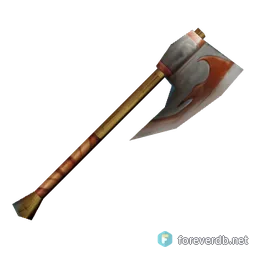 Brutal War Axe, rendered from the Forever client