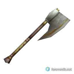 Barbarian War Axe, rendered from the Forever client