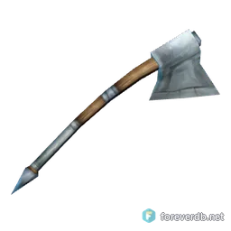 Shiny War Axe, rendered from the Forever client