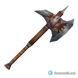 Burning War Axe, rendered from the Forever client
