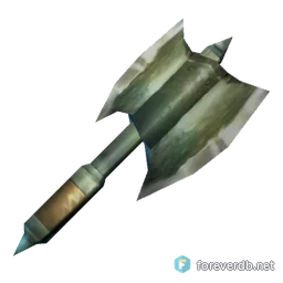 Double Axe, rendered from the Forever client