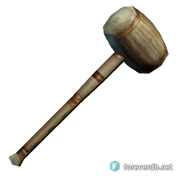 Rusty Warhammer, rendered from the Forever client