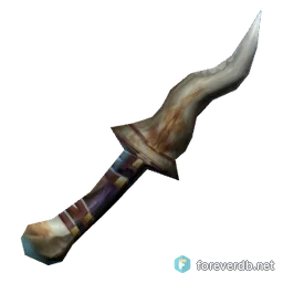 Notched Ritual Rib, rendered from the Forever client